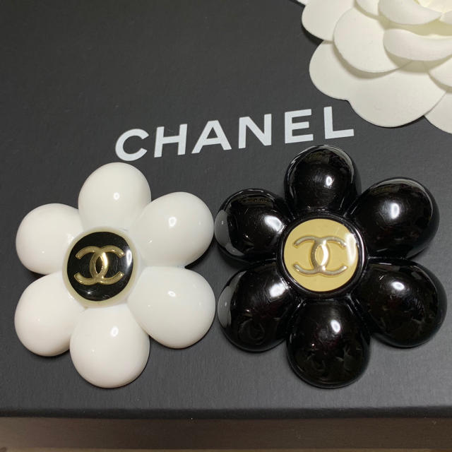 CHANEL - 正規品 希少*レア シャネル カメリア 花 フラワー ブローチ