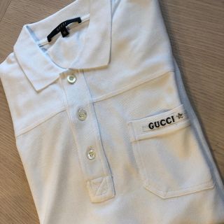 グッチ(Gucci)のGUCCI ポロシャツ White(ポロシャツ)