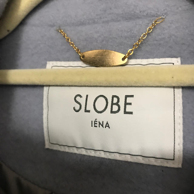 SLOBE IENA(スローブイエナ)のIENA SLOBE♡36 ブルーコート レディースのジャケット/アウター(ロングコート)の商品写真