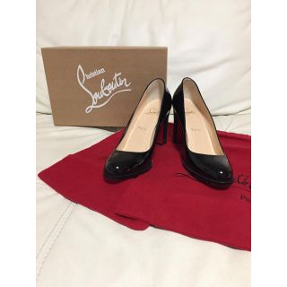 クリスチャンルブタン(Christian Louboutin)の新品同様 クリスチャンルブタンパンプス 黒37.5(ハイヒール/パンプス)