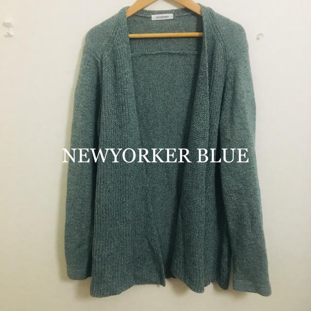 NEWYORKER(ニューヨーカー)の美品＊NEWYORKER BLUE＊カーディガン レディースのトップス(カーディガン)の商品写真