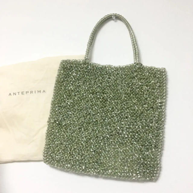 【専用】※値下げ中！！極美品♡アンテプリマ シルバー グリーン ワイヤーバッグ