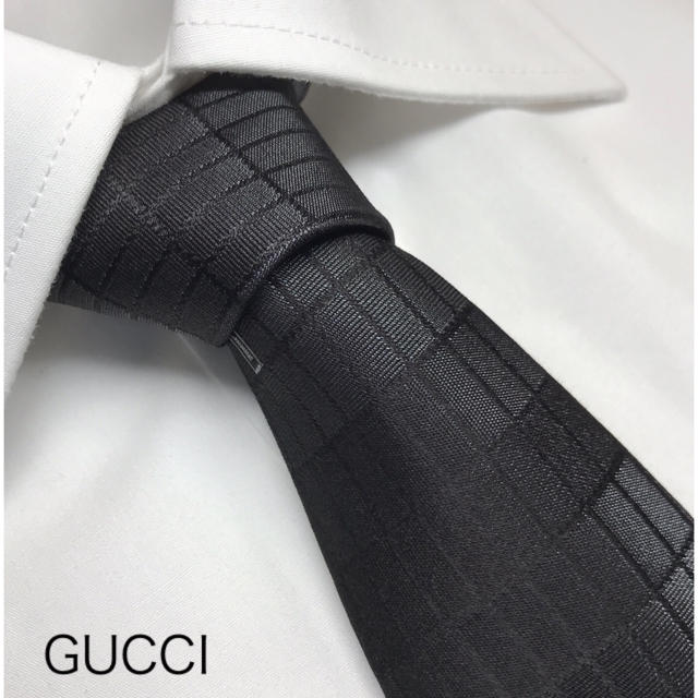 Gucci(グッチ)の【期間限定 美品】 グッチ GUCCI ネクタイ スタイリッシュ 高級シルク メンズのファッション小物(ネクタイ)の商品写真