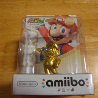 ウィーユー(Wii U)の新品　送料込　amiibo マリオ　ゴールドver.(家庭用ゲームソフト)