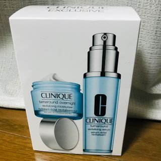 クリニーク(CLINIQUE)のクリニーク ターンアラウンドセラム50ml+モイスチャライザー50ml セット(美容液)