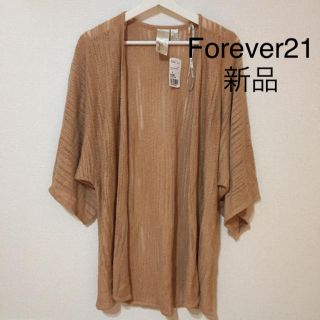 フォーエバートゥエンティーワン(FOREVER 21)の新品 Forever21 フレア スリーブ カーディガン 春先に(カーディガン)