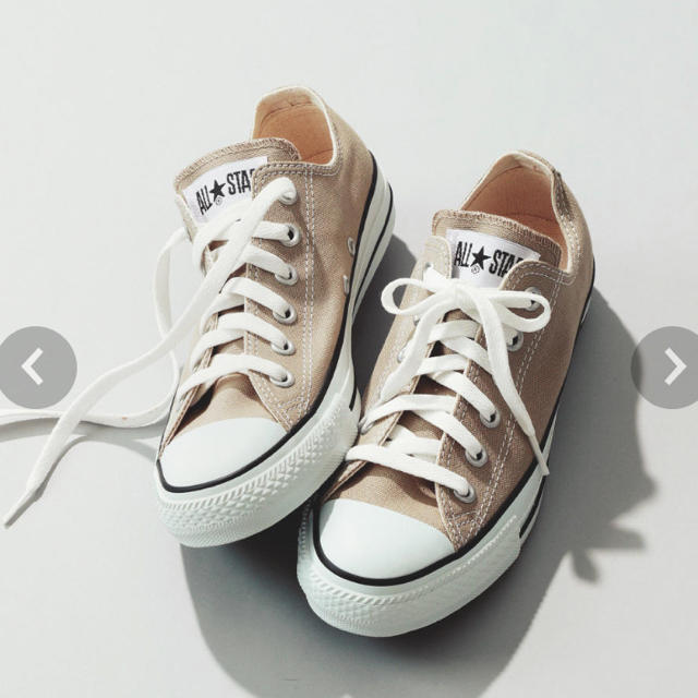 CONVERSE(コンバース)のコンバース♡ベージュ 23㎝ レディースの靴/シューズ(スニーカー)の商品写真