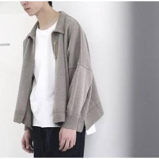 アンユーズド(UNUSED)のURU TOKYO wide knit shirts cardigan(カーディガン)