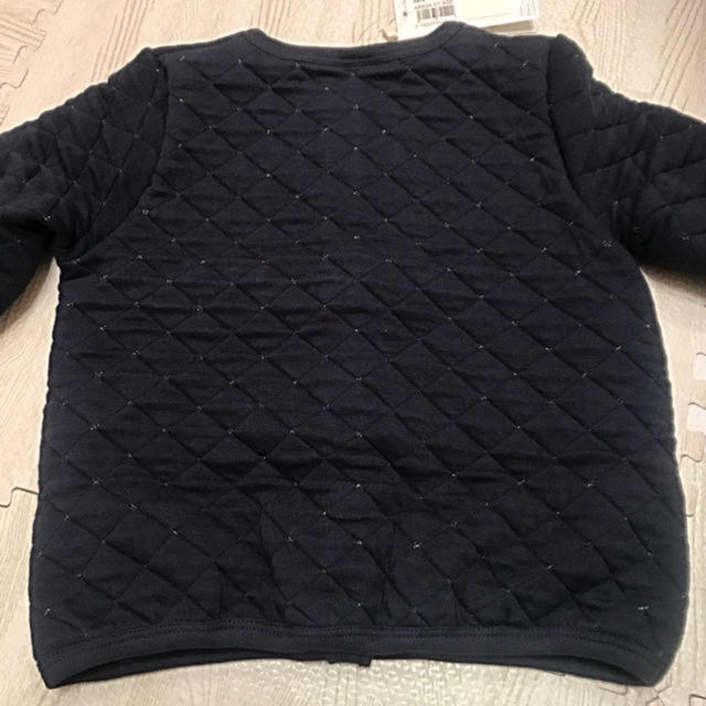 PETIT BATEAU(プチバトー)のプチバトー 18AW チュビックキルティングカーディガン 5ans 新品 キッズ/ベビー/マタニティのキッズ服女の子用(90cm~)(カーディガン)の商品写真