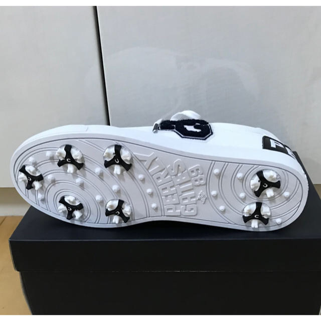 新品 ☆ パーリーゲイツ PGロゴ ワッペン スパイク メンズ シューズ