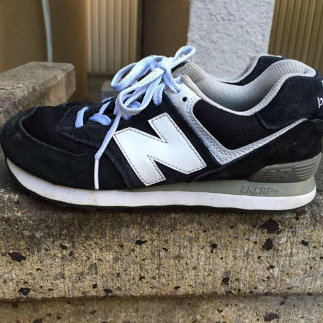 New Balance(ニューバランス)のニューバランス 黒白 レディースの靴/シューズ(スニーカー)の商品写真