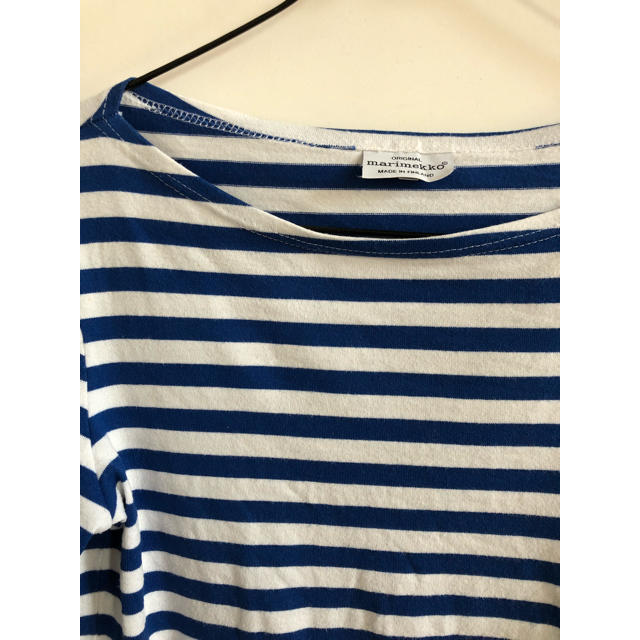 marimekko(マリメッコ)のchikachika様専用 マリメッコ ボーダー カットソー Tシャツ XS レディースのトップス(カットソー(長袖/七分))の商品写真