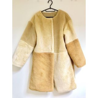 マウジー(moussy)の専用 moussy PATCH WORK BOA コート(毛皮/ファーコート)