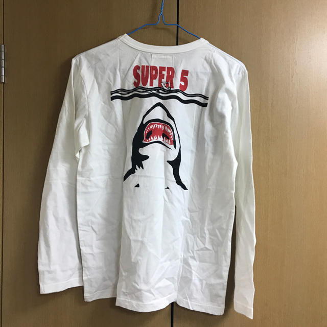 SUPER(スーパー)の新品 長袖 白色Tシャツ メンズのトップス(Tシャツ/カットソー(七分/長袖))の商品写真