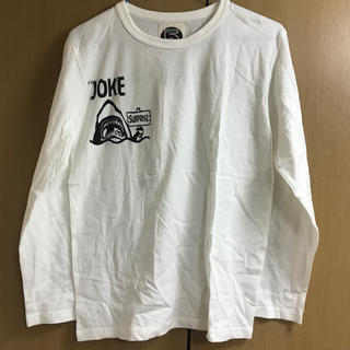 スーパー(SUPER)の新品 長袖 白色Tシャツ(Tシャツ/カットソー(七分/長袖))