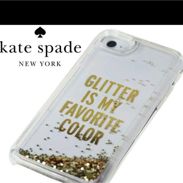kate spade new york - ケイトスペード iPhone 8 7 6S クリア 透明 流動 キラキラ ケースの通販 by なつみ's shop｜ケイトスペードニューヨークならラクマ