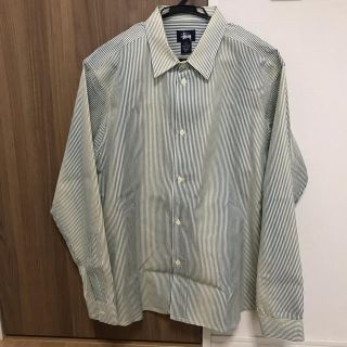 ステューシー(STUSSY)のステューシー シャツストライプ グリーン グラデーション(シャツ)