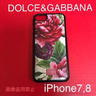 ドルチェアンドガッバーナ(DOLCE&GABBANA)のDOLCE&GABBANA  ローズ 薔薇 スマホカバー(iPhoneケース)