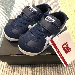 オニツカタイガー(Onitsuka Tiger)の新品 オニツカタイガー  キッズ スニーカー 14.5cm ネイビー 紺(スニーカー)