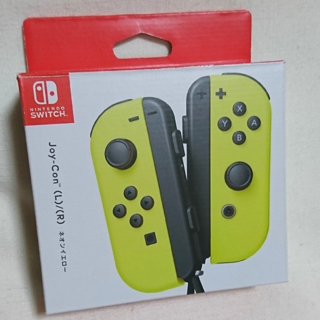 Nintendo Switch(ニンテンドースイッチ)の任天堂スイッチ ジョイコンL/R ネオンイエロー エンタメ/ホビーのゲームソフト/ゲーム機本体(家庭用ゲーム機本体)の商品写真