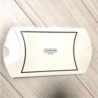 コーチ(COACH)のコーチ coach ラッピング 梱包 箱 白 小物用 一枚(ショップ袋)