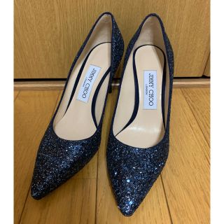 ジミーチュウ(JIMMY CHOO)の新品未使用 ジミーチュウ パンプス ラメ 36 1/2(ハイヒール/パンプス)