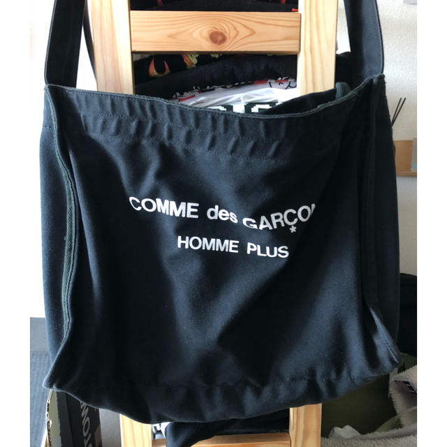 COMME DES GARÇONS PLUSキャンバス地ショルダーバッグ