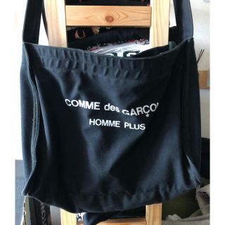 コムデギャルソンオムプリュス(COMME des GARCONS HOMME PLUS)のCOMME DES GARÇONS PLUSキャンバス地ショルダーバッグ(ショルダーバッグ)