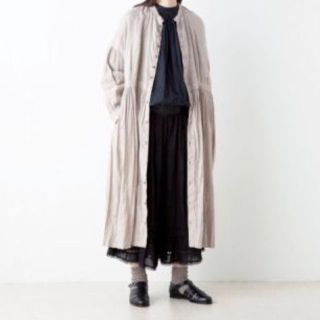 ネストローブ(nest Robe)のネストローブ  ブラックリネン ワンピース 美品(ロングワンピース/マキシワンピース)