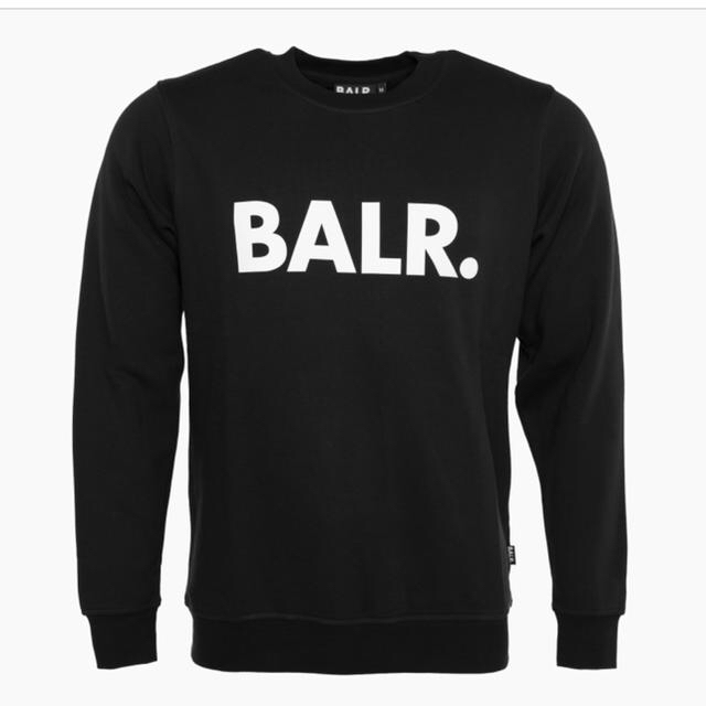 BALR. ボーラーCREW NECK SWEATER BLACK  トレーナー