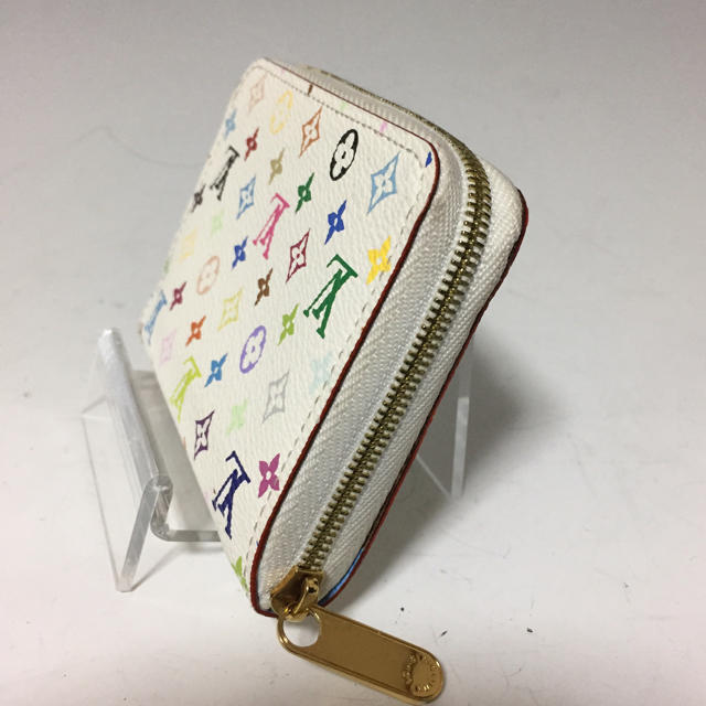 LOUIS VUITTON コインケース マルチカラー 白 ルイヴィトン LOUIS VUITTON コインケース マルチカラー 白 ルイヴィトン