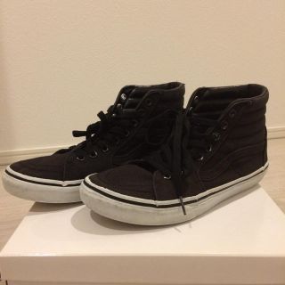 ヴァンズ(VANS)の値下げ！バンズVANS ハイカットスニーカー黒27.0cm(スニーカー)