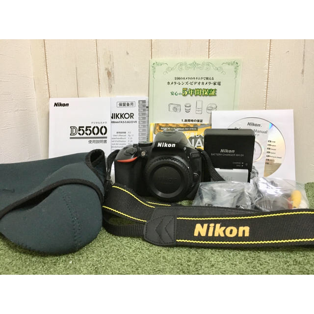 【5年保証付】Nikon D5500  美品