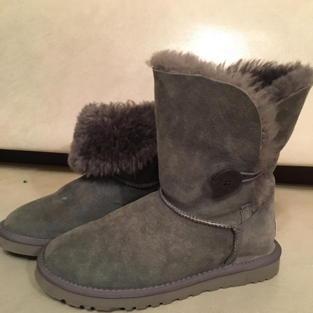 UGG☆ムートンブーツ2WAYダークグレー24フリークスストア購入