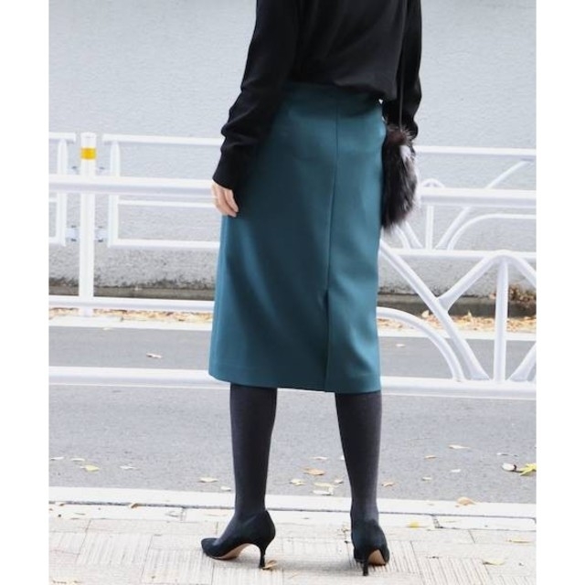 FRAMeWORK(フレームワーク)のうままさま専用新品フレームワークBIGポケットスカート38グリーン レディースのスカート(ひざ丈スカート)の商品写真
