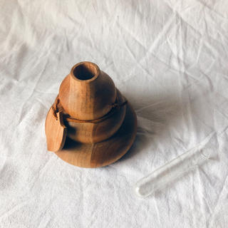 イデー(IDEE)のname21さま専用/SEESEE/日本製/静岡の作家さんが制作した木製一輪挿し(花瓶)