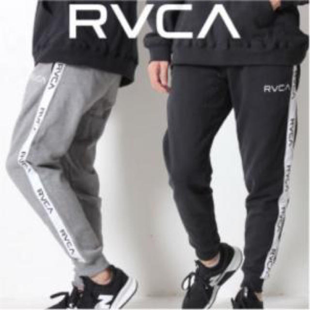 RVCA(ルーカ)のRVCA ルーカ グレー Sサイズ スウェットパンツ 即完売品！ メンズのトップス(スウェット)の商品写真