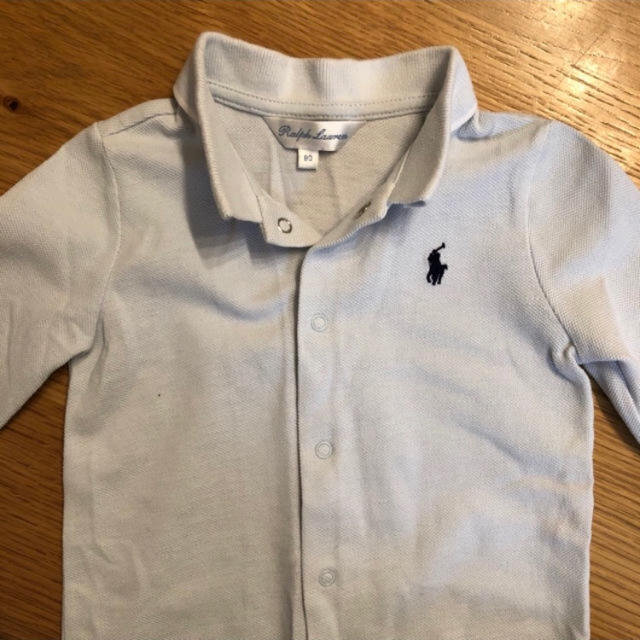 POLO RALPH LAUREN(ポロラルフローレン)のPOLOラルフローレン 長袖カバーオール ロンパース 80cm キッズ/ベビー/マタニティのベビー服(~85cm)(カバーオール)の商品写真