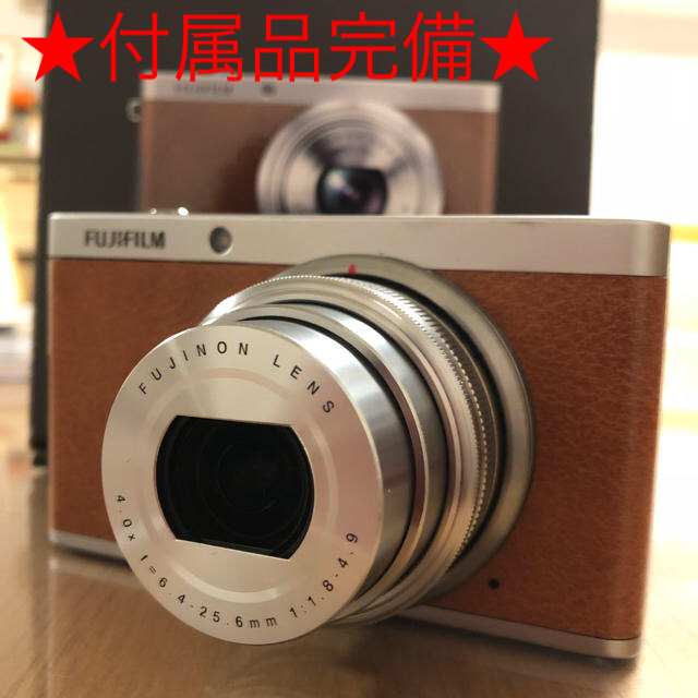 富士フイルム(フジフイルム)の【付属品完備】FUJIFILM XF1 スマホ/家電/カメラのカメラ(コンパクトデジタルカメラ)の商品写真