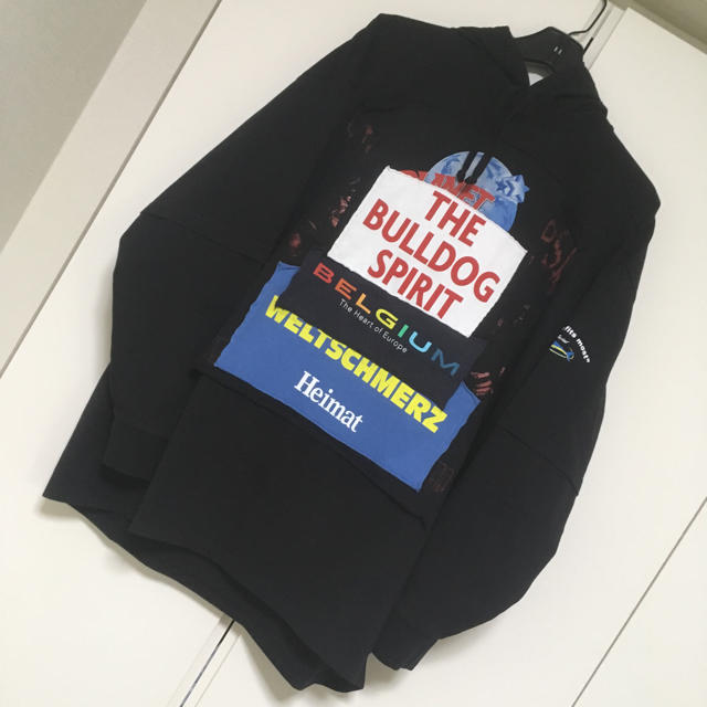 vetements パッチワーク パーカー xsサイズ