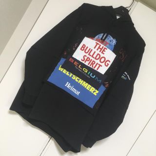 バレンシアガ(Balenciaga)のvetements パッチワーク パーカー xsサイズ (パーカー)