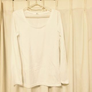 アズールバイマウジー(AZUL by moussy)のAZUL定番ロンTホワイトXS(Tシャツ(長袖/七分))