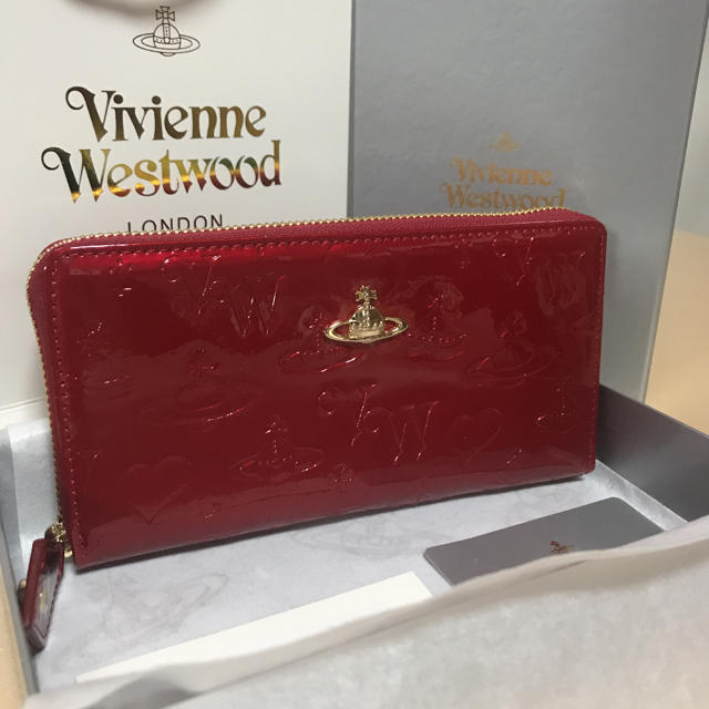 新品 ヴィヴィアン ウエストウッド Vivienne Westwood 長財布 レッド