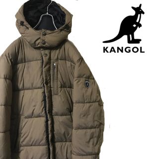 カンゴール(KANGOL)の【ジーノさん】レア KANGOL カンゴール 中綿 ダウンジャケット ロゴ入り (ダウンジャケット)