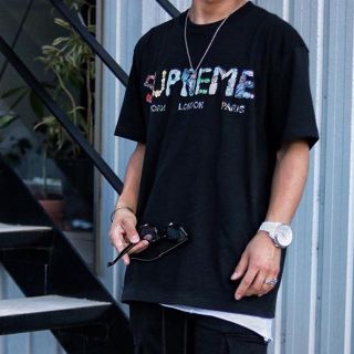 シュプリーム(Supreme)の未開封 L Supreme Rocks Tee Black 黒(Tシャツ/カットソー(半袖/袖なし))