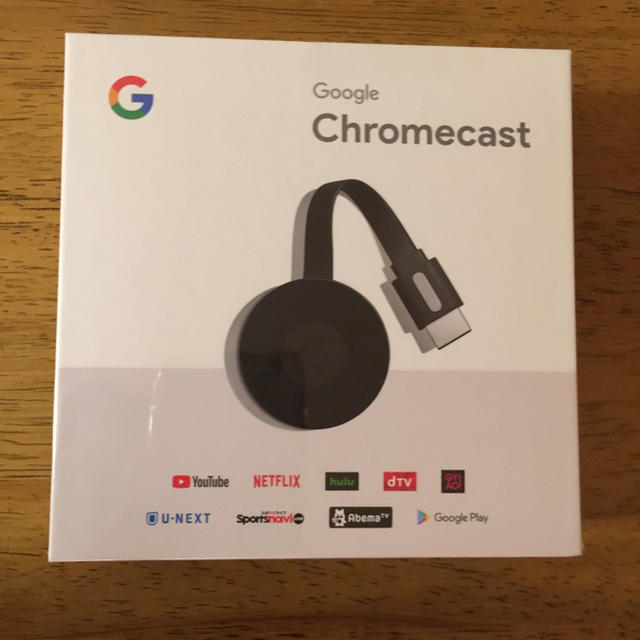 Google Chromecast（クロームキャスト） ブラック スマホ/家電/カメラのテレビ/映像機器(その他)の商品写真