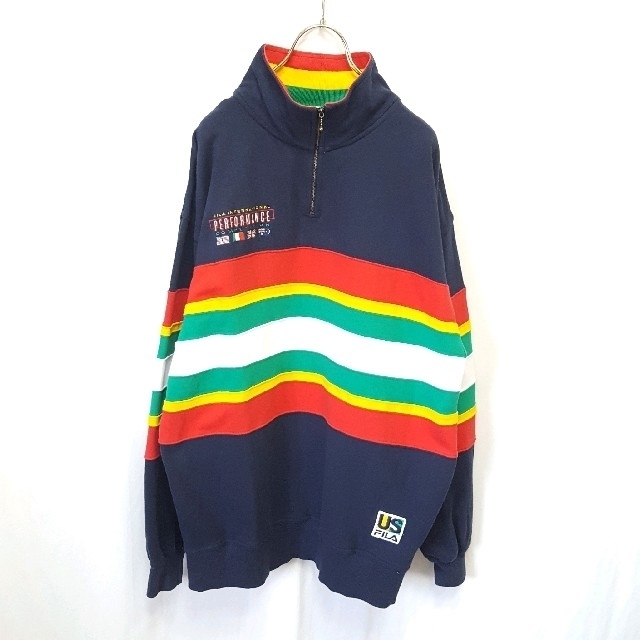 FILA(フィラ)の90s★古着 old FILA アノラック スウェット トレーナー メンズのトップス(スウェット)の商品写真