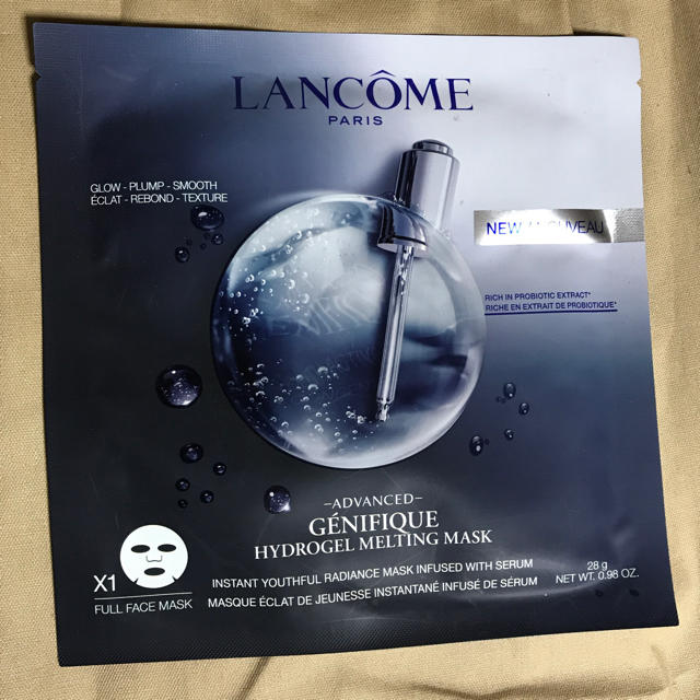 LANCOME(ランコム)のLANCOME ジェネフィック アドバンスト ハイドロジェル メルティングマスク コスメ/美容のスキンケア/基礎化粧品(パック/フェイスマスク)の商品写真