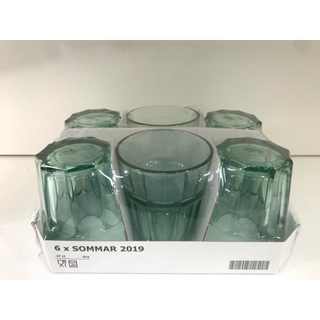 イケア(IKEA)のSOMMAR 2019 グラス270mℓ&POKAL ポカール グラス350mℓ(グラス/カップ)