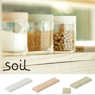 ソイル(SOIL)のsoilドライングブロック ※ホワイト②(収納/キッチン雑貨)